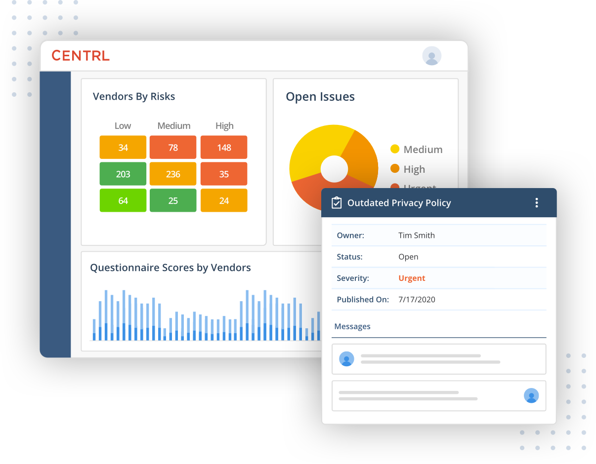 Best-in-class dashboards and reporting to stay on top of your audit and evaluation activities, risk summaries, and issues tracking.